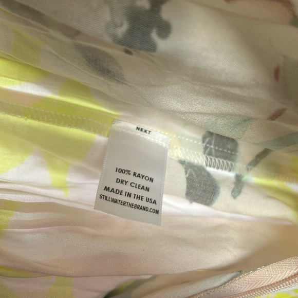 Stillwater Jessie FLORAL KNEE LENGTH DRESS Midi Size Small - Picture 9 of 14